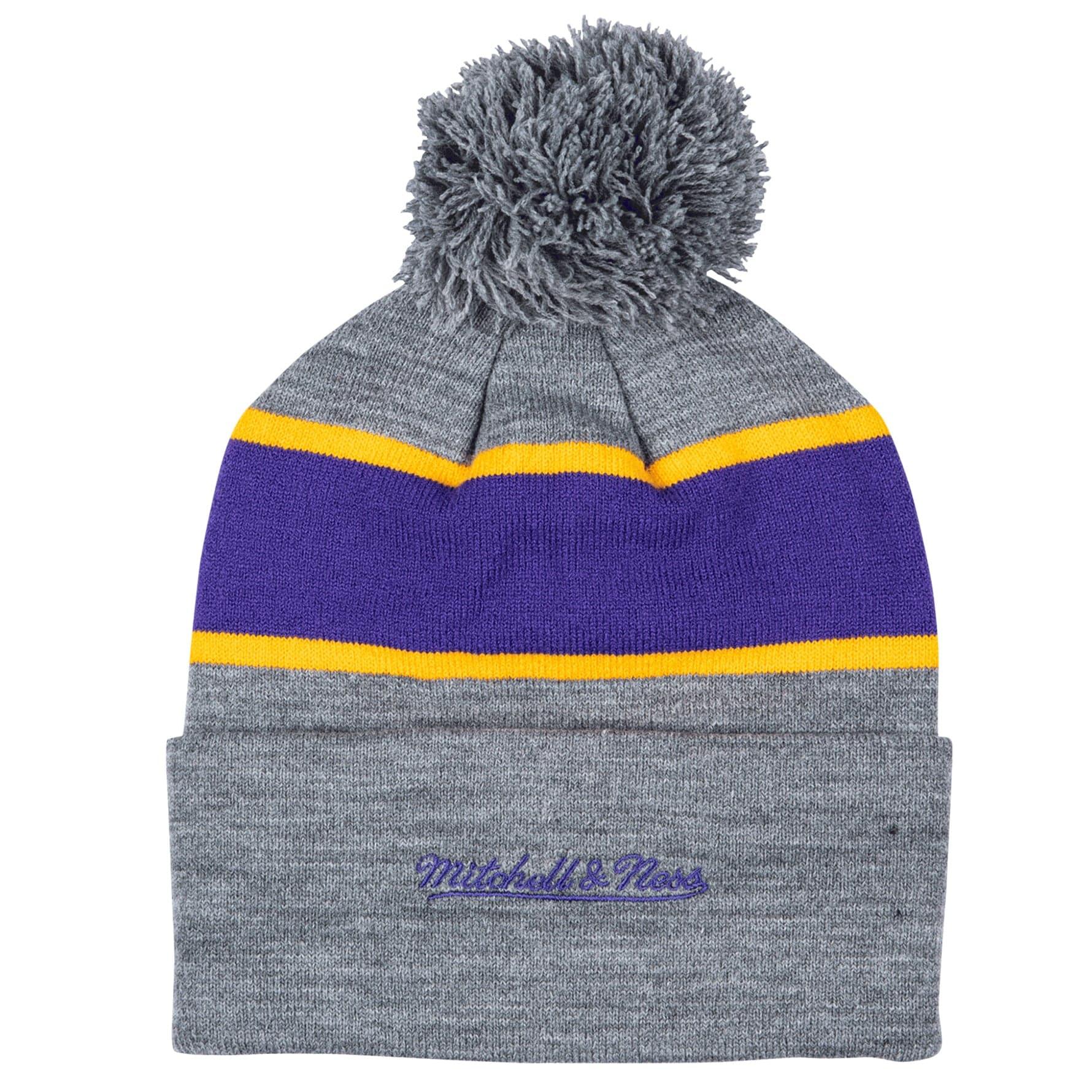 Mitchell And Ness Beanies Los Angeles Lakers Mitchell & Ness NBA HWC Team Tone Knit Beanie - Grey