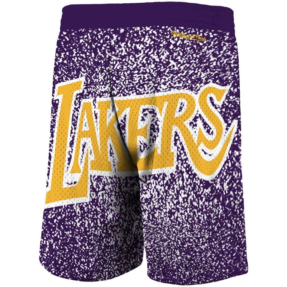 Mitchell And Ness Shorts Los Angeles Lakers Mitchell & Ness NBA Jumbotron Subliminated Shorts