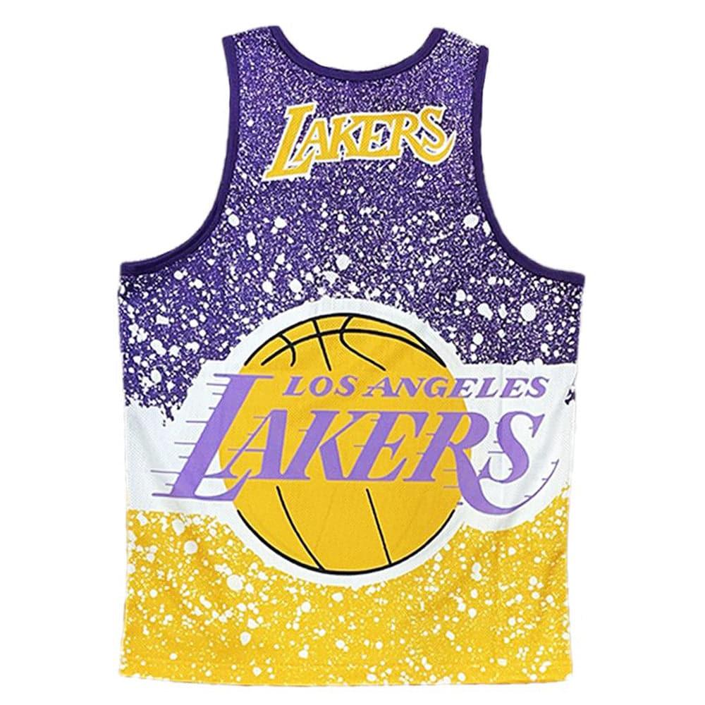 Mitchell And Ness T-Shirts Los Angeles Lakers Mitchell & Ness NBA Jumbotron Subliminated Tank Top