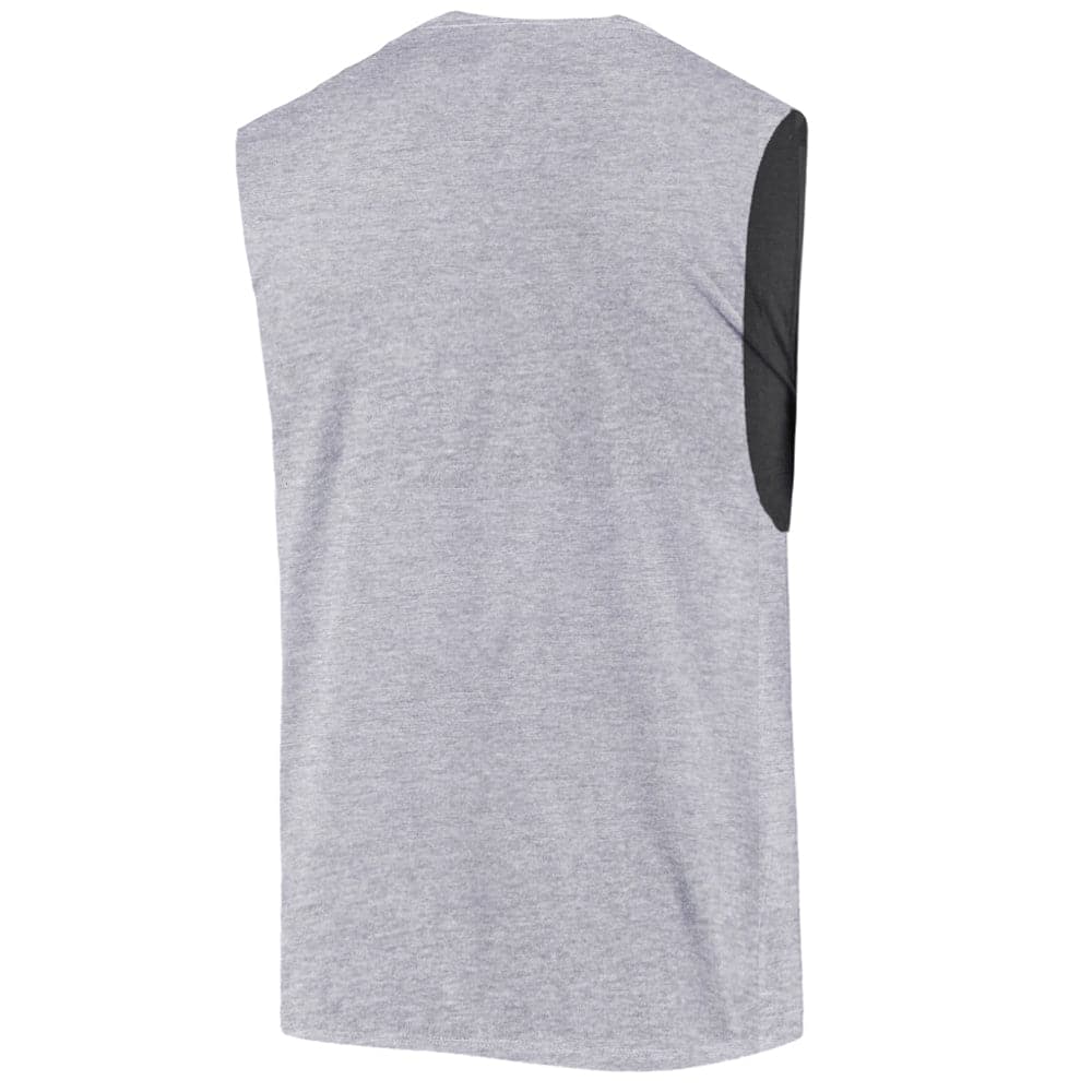 Mitchell And Ness T-Shirts Los Angeles Lakers Mitchell & Ness NBA Retro Sleeveless Muscle T-Shirt - Grey Marle