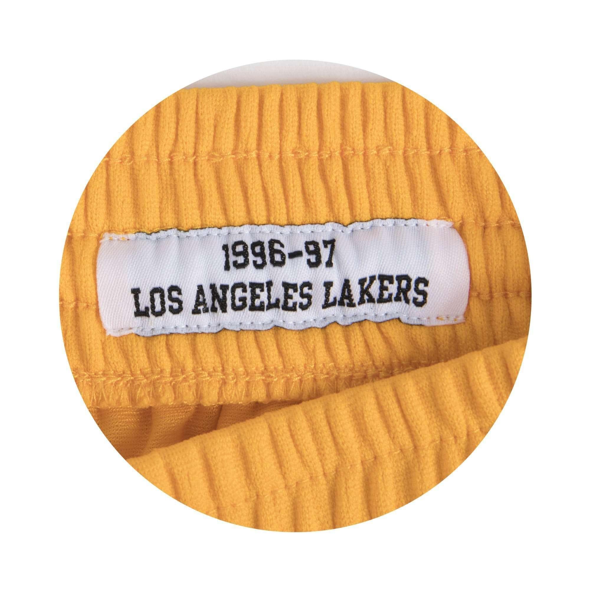 Mitchell And Ness Shorts Los Angeles Lakers Mitchell & Ness NBA Swingman Shorts - Gold