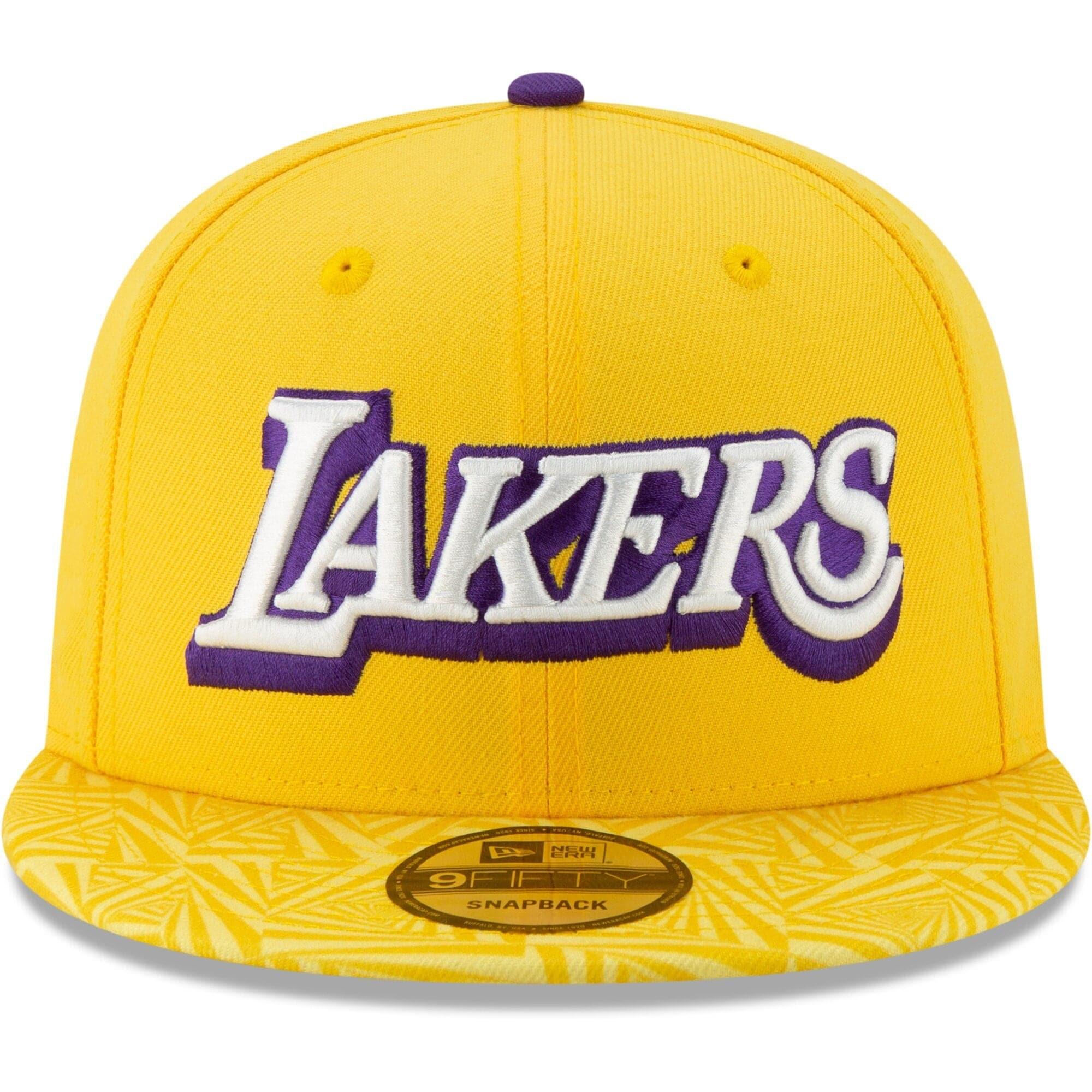 New Era Caps Los Angeles Lakers New Era NBA 2019 City Series 9FIFTY Snapback Hat - Yellow