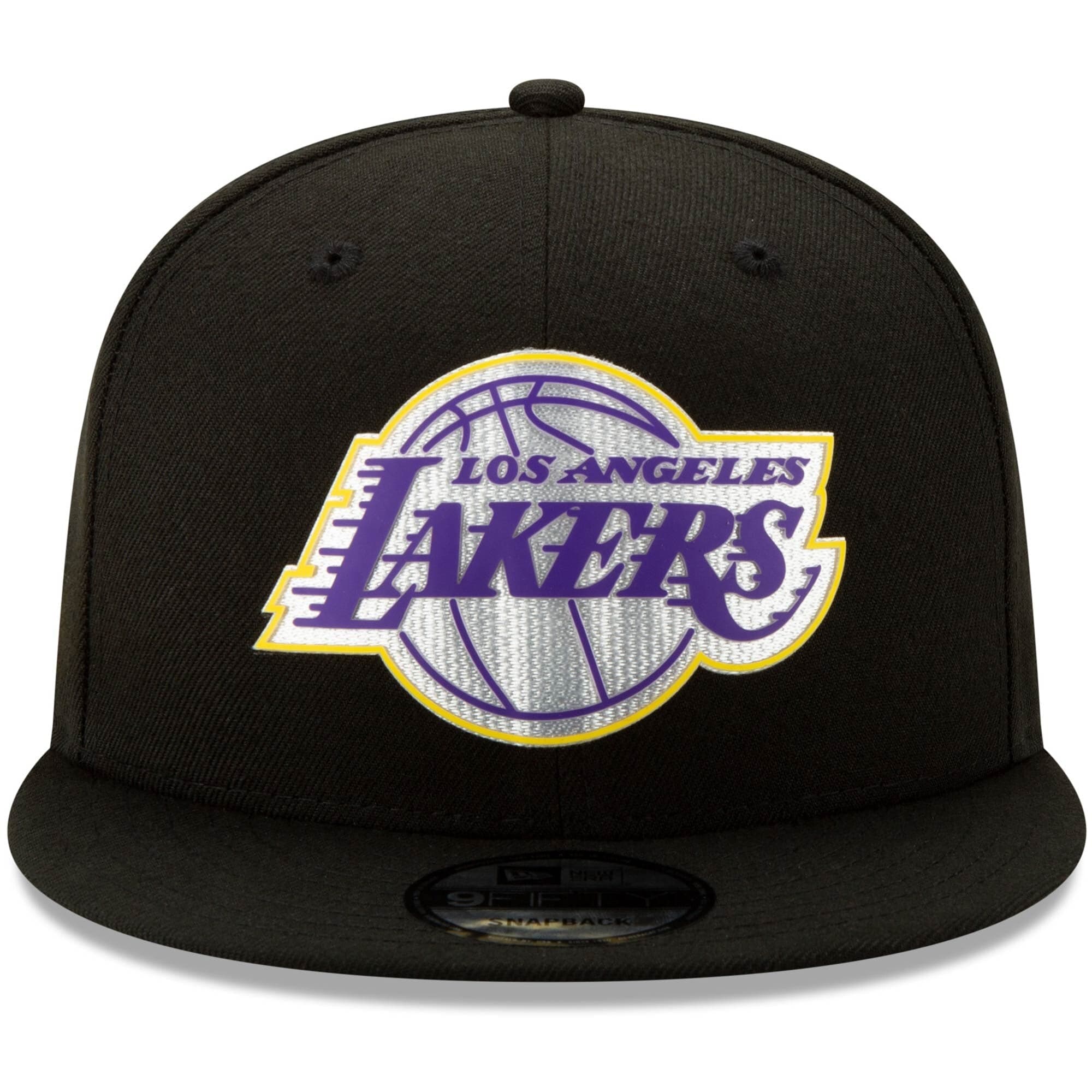 New Era Caps Los Angeles Lakers New Era NBA 2020 Back Half 9FIFTY Snapback Hat - Black