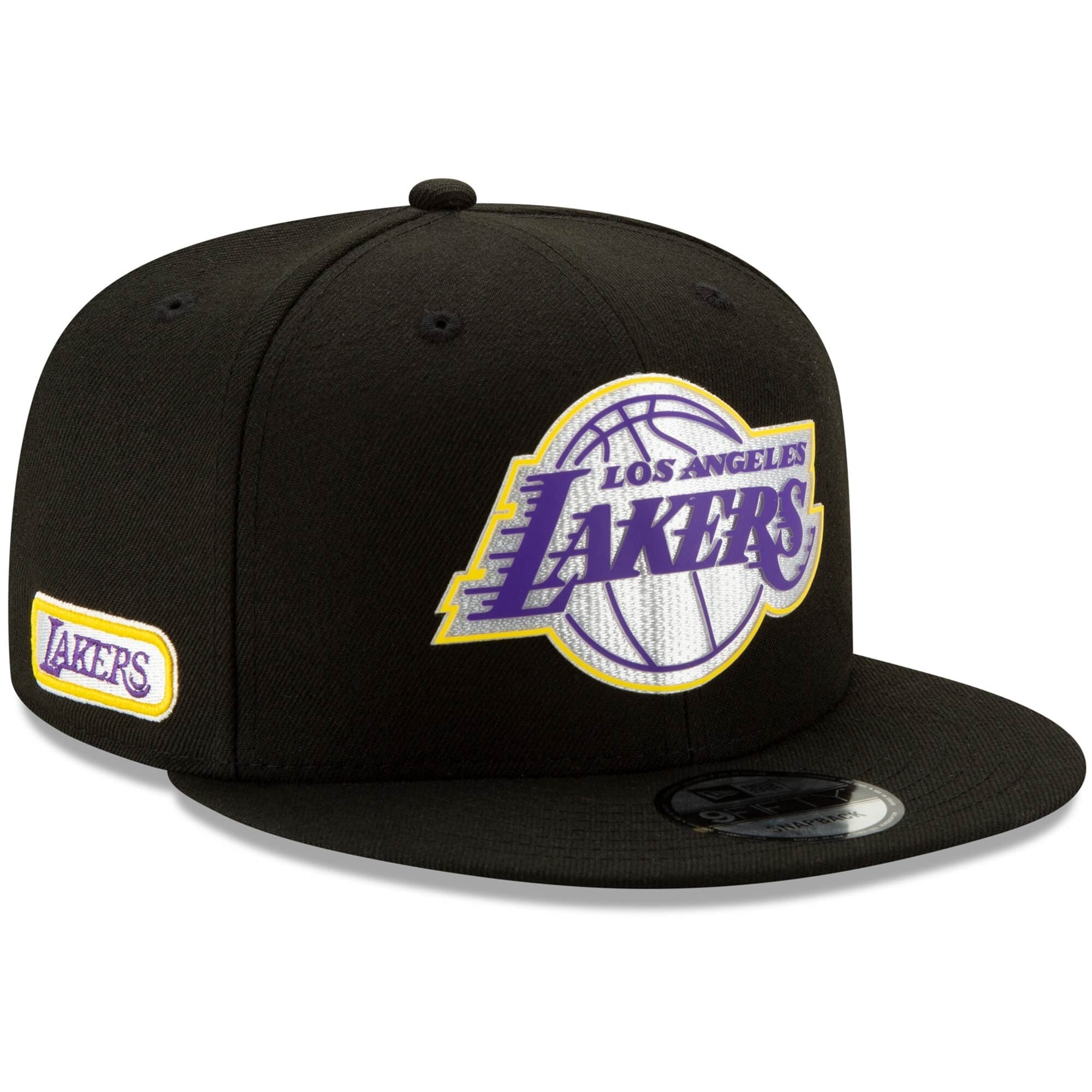 New Era Caps Los Angeles Lakers New Era NBA 2020 Back Half 9FIFTY Snapback Hat - Black