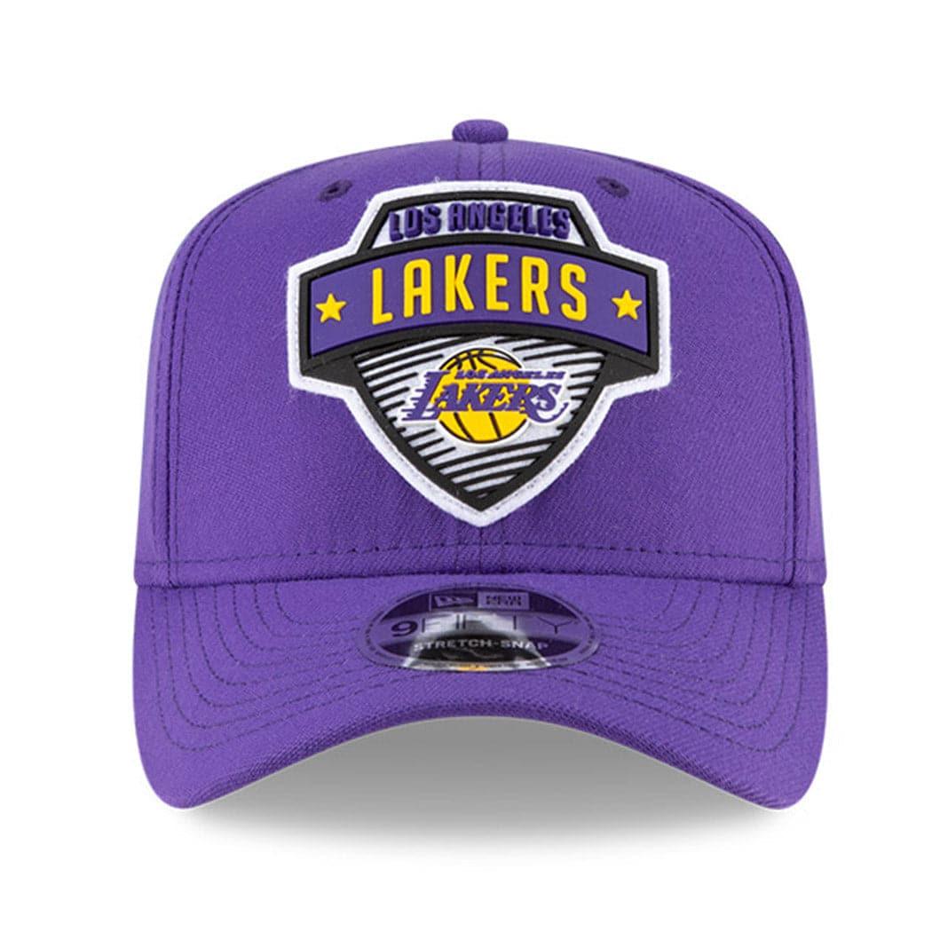 New Era Caps Los Angeles Lakers New Era NBA 2020 Tip-Off 9FIFTY Stretch-Snap Curve Hat - Purple