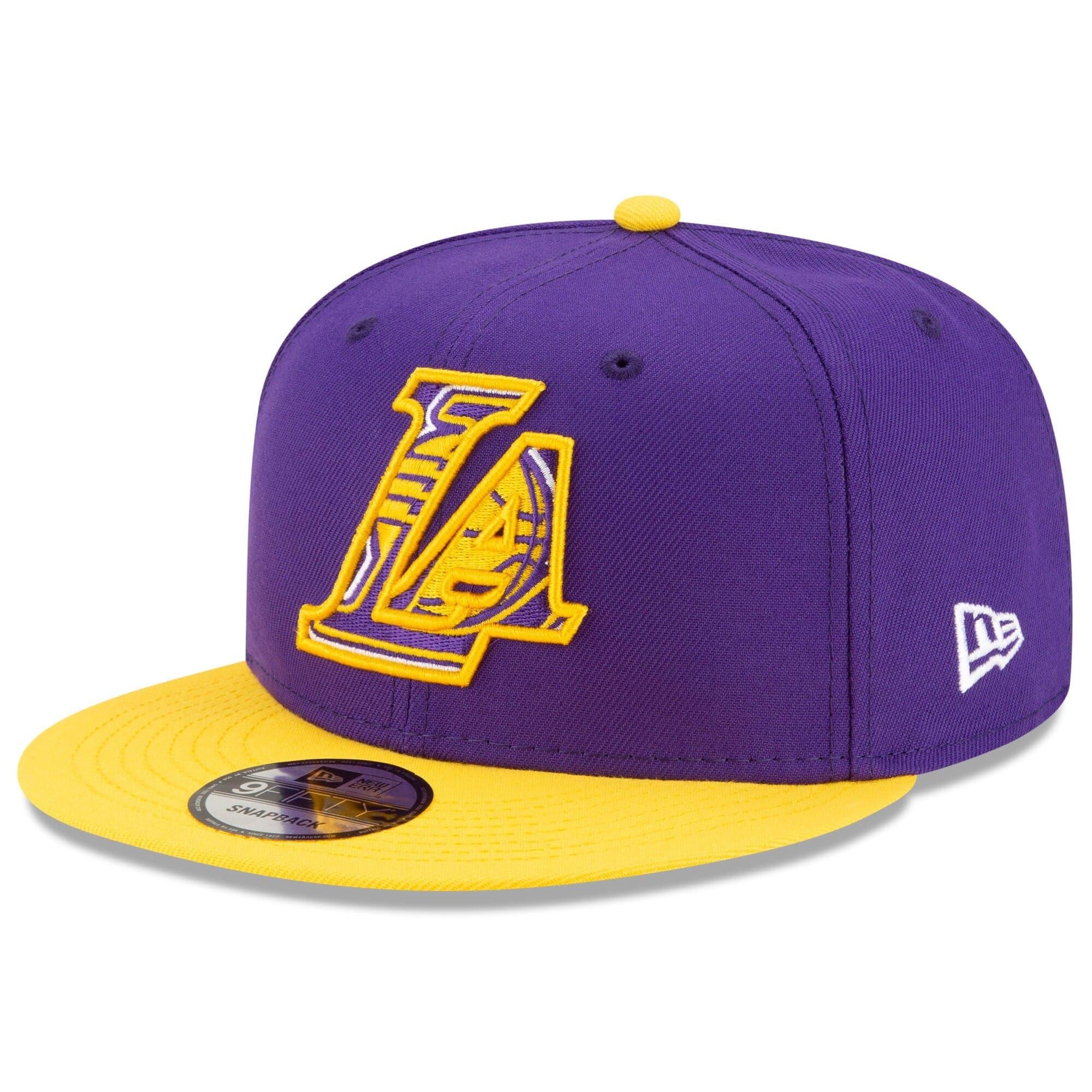 New Era Caps Los Angeles Lakers New Era NBA 2021 Draft 9FIFTY Snapback Hat - Purple