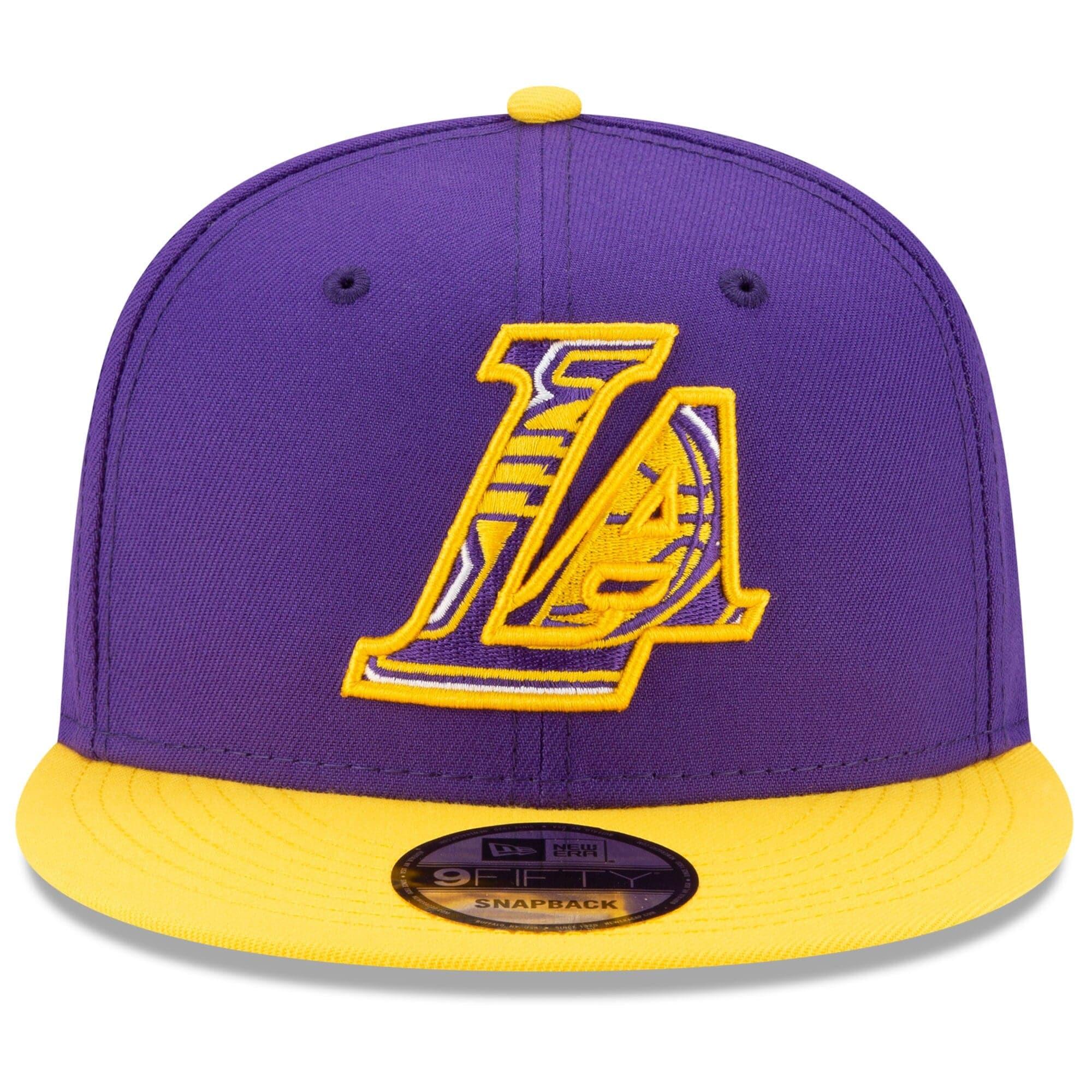 New Era Caps Los Angeles Lakers New Era NBA 2021 Draft 9FIFTY Snapback Hat - Purple