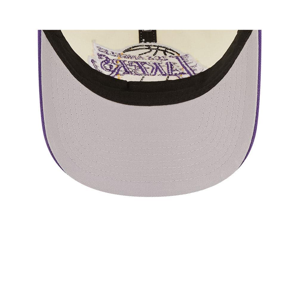 New Era Caps Los Angeles Lakers New Era NBA 2022 Draft 9TWENTY Strapback Hat - Cream