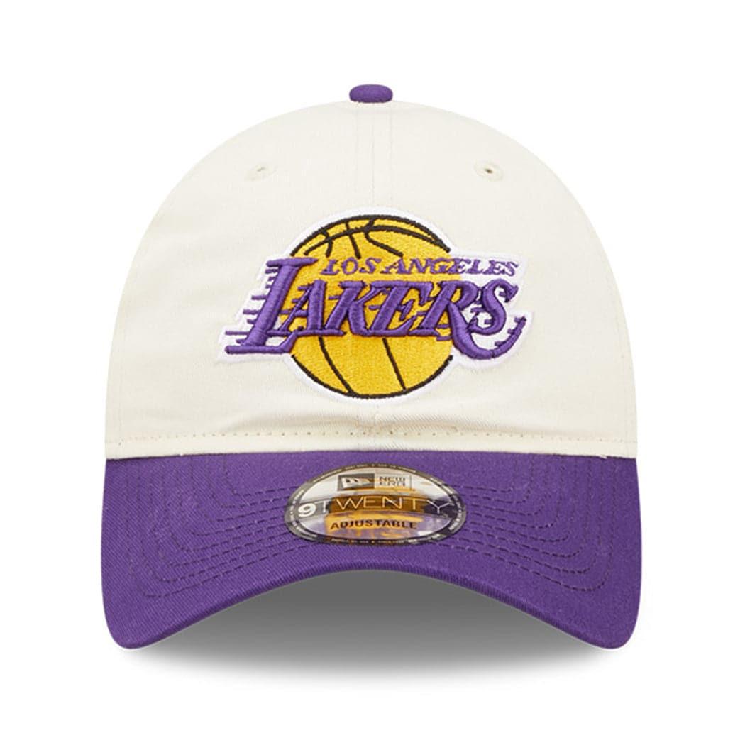 New Era Caps Los Angeles Lakers New Era NBA 2022 Draft 9TWENTY Strapback Hat - Cream