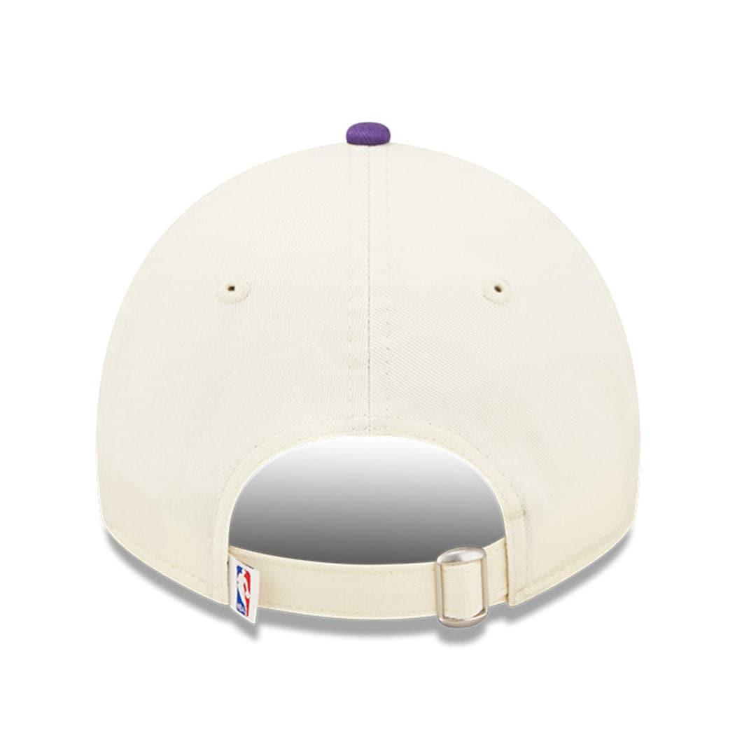 New Era Caps Los Angeles Lakers New Era NBA 2022 Draft 9TWENTY Strapback Hat - Cream