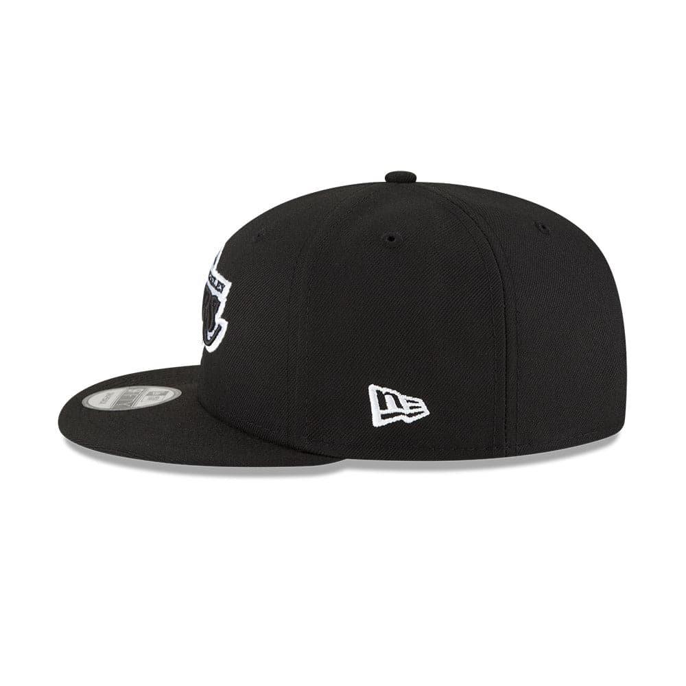 New Era Caps Los Angeles Lakers New Era NBA 21-22 Back Half 9FIFTY Snapback Hat - Black
