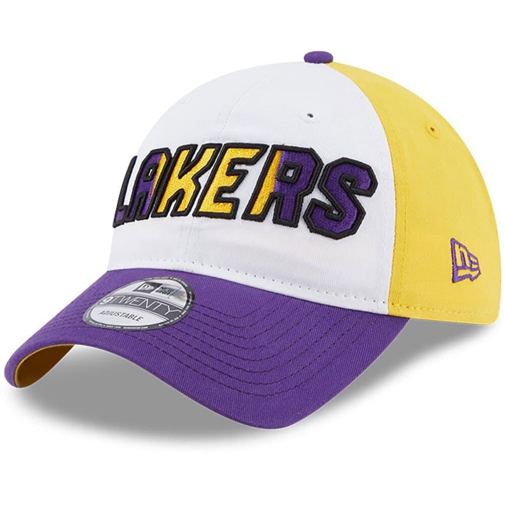 New Era Caps Los Angeles Lakers New Era NBA 22-23 Back Half 9TWENTY Strapback Hat
