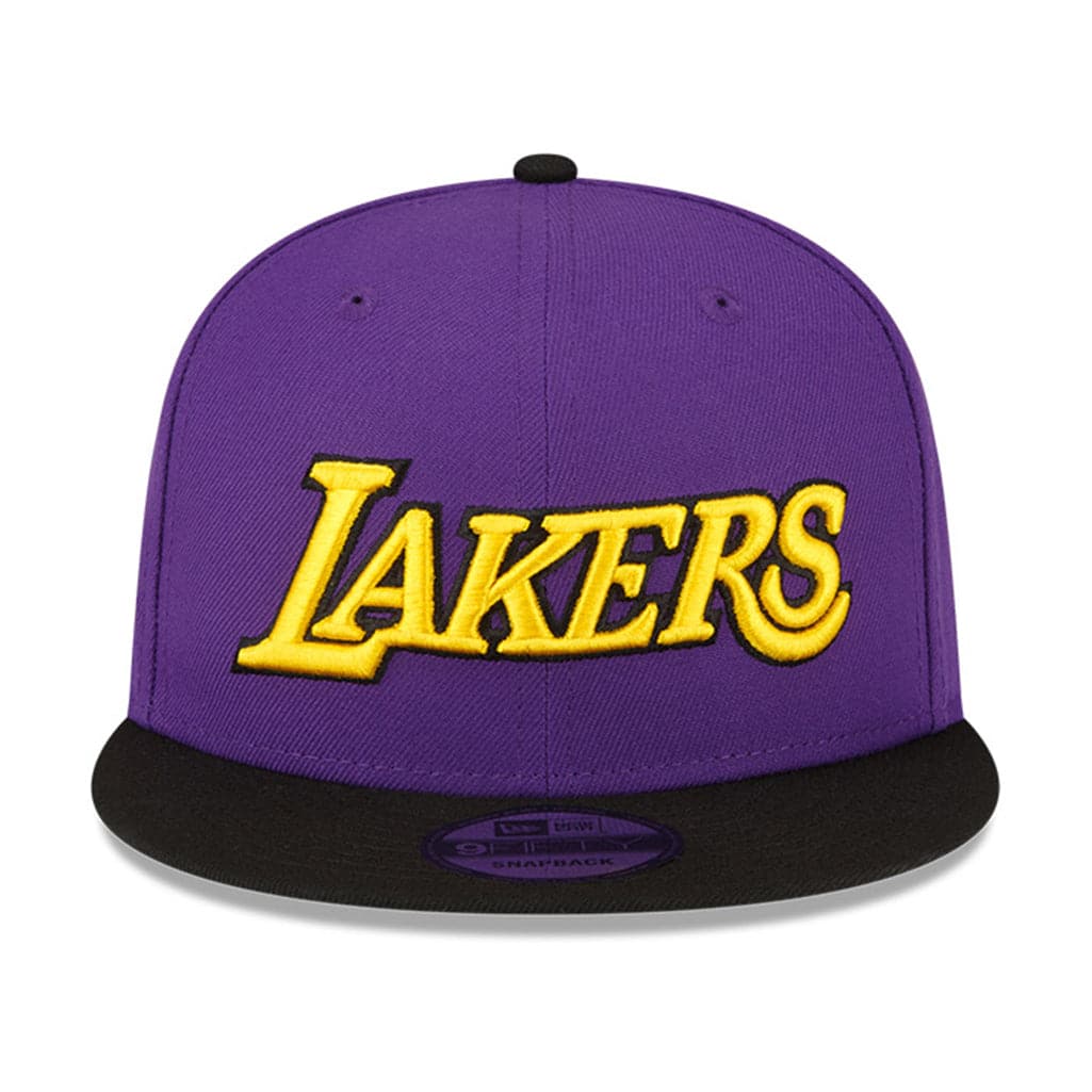 New Era Caps Los Angeles Lakers New Era NBA 22-23 Statement 9FIFTY Snapback Hat - Purple
