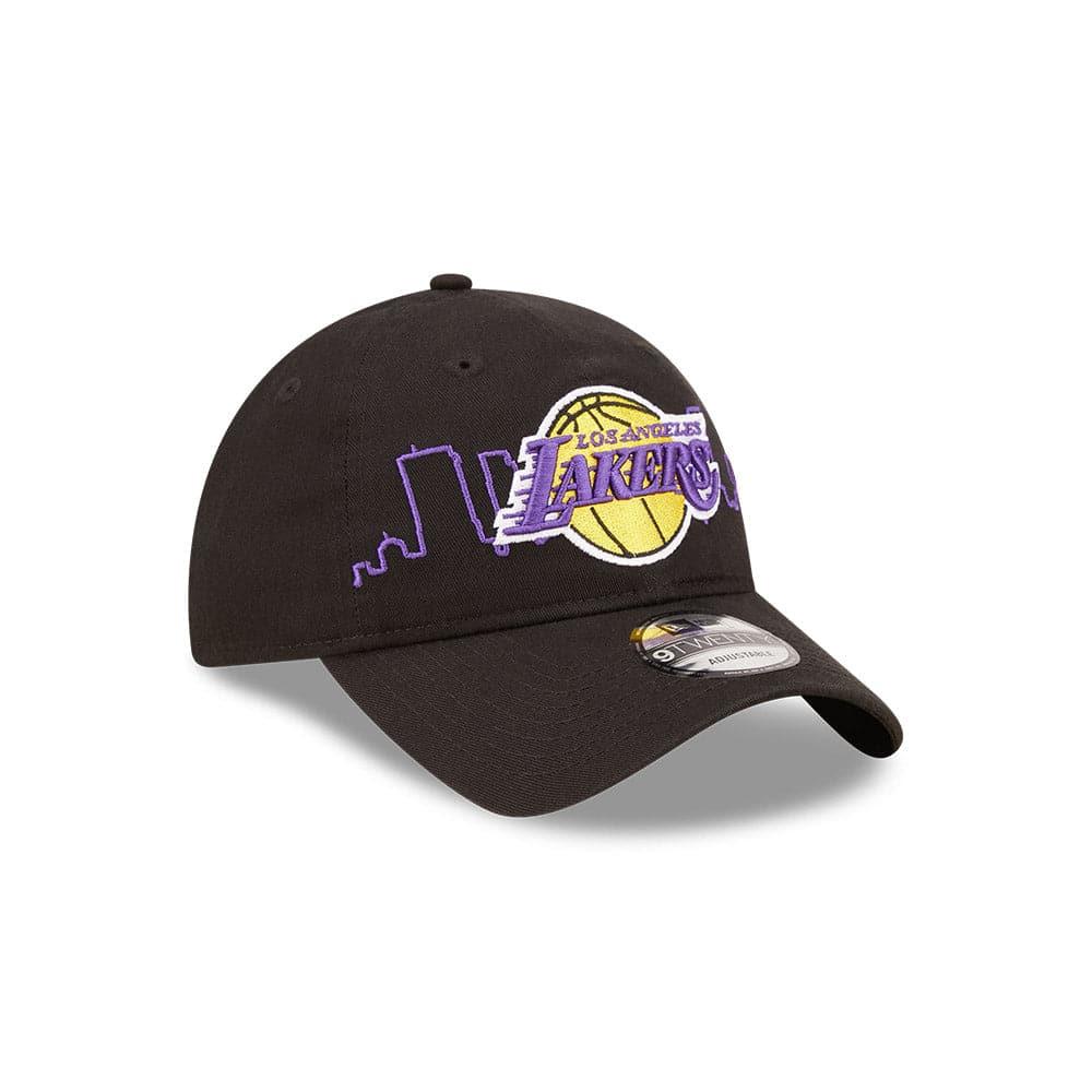 New Era Caps Los Angeles Lakers New Era NBA 22-23 Tip Off 9TWENTY Strapback Hat - Black