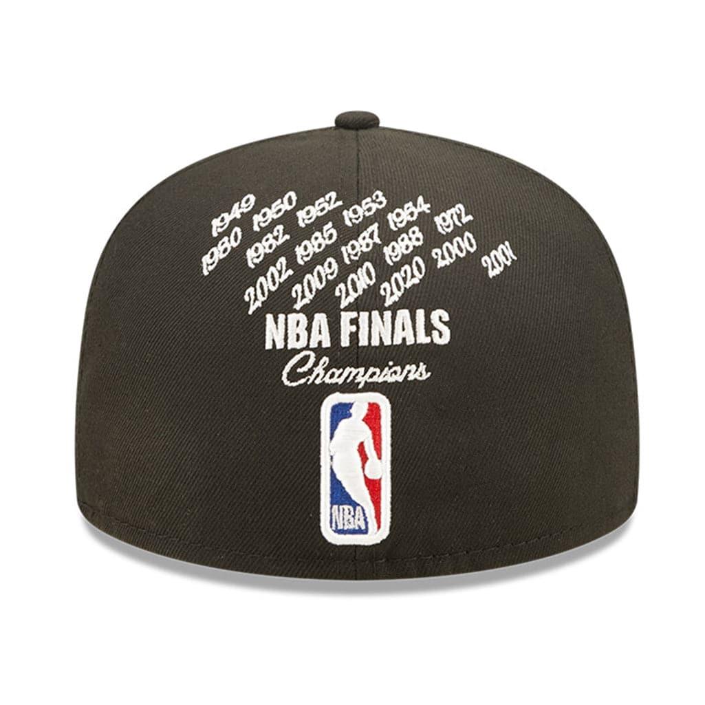 New Era Caps Los Angeles Lakers New Era NBA Crown Champs 59FIFTY Fitted Hat - Black