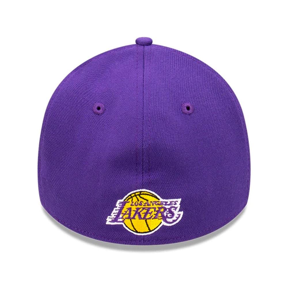 New Era Caps Los Angeles Lakers New Era NBA Dissected Logo 39THIRTY Flex Fit Curve Hat - Purple