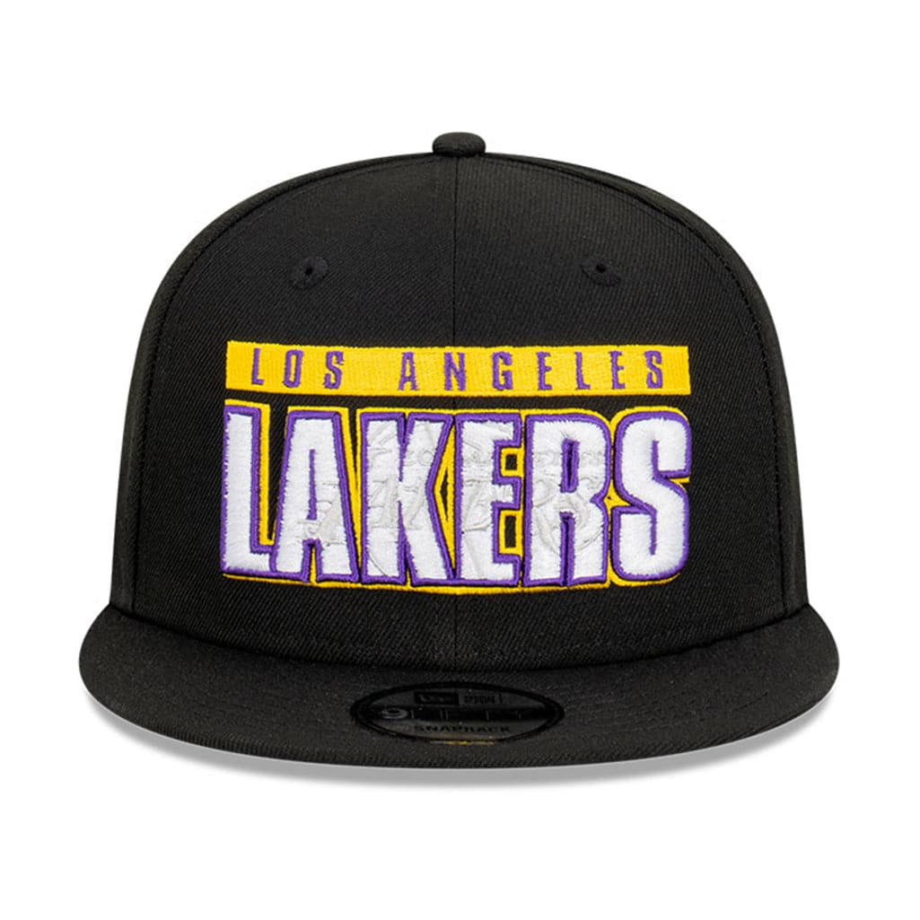 New Era Caps Los Angeles Lakers New Era NBA Insider 9FIFTY Snapback Hat - Black