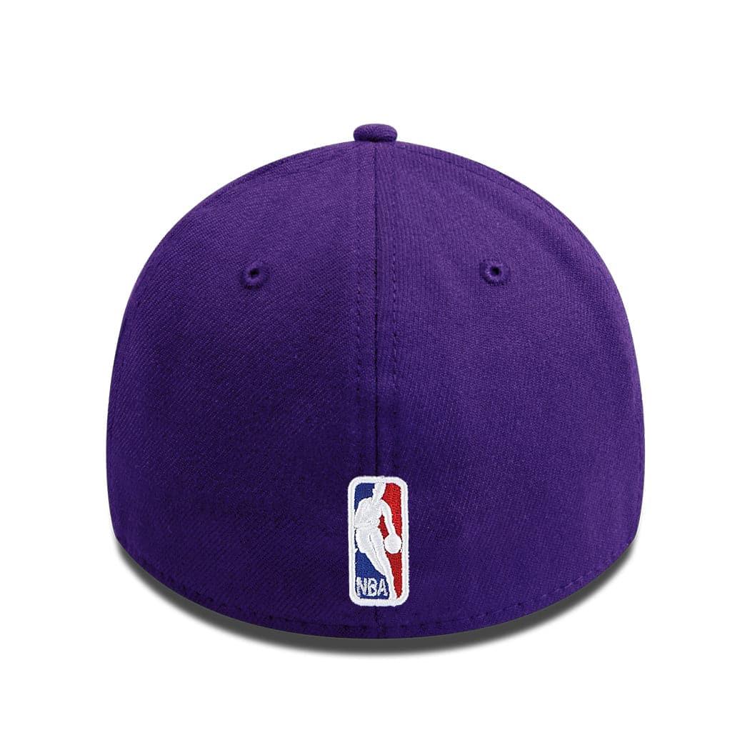 New Era Caps Los Angeles Lakers New Era NBA Team 39THIRTY Flex Fit Curve Hat - Purple