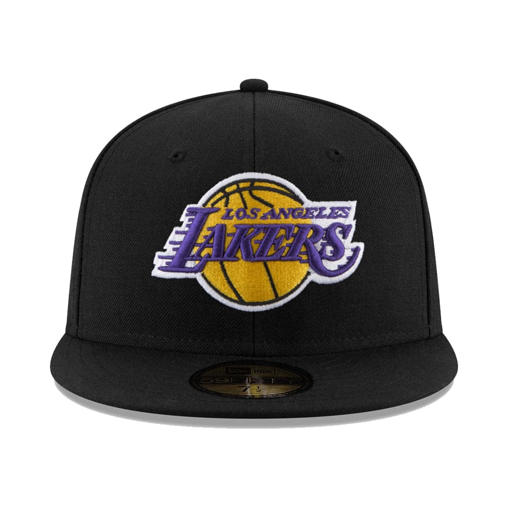 New Era Caps Los Angeles Lakers New Era NBA Team 59FIFTY Fitted Hat - Black