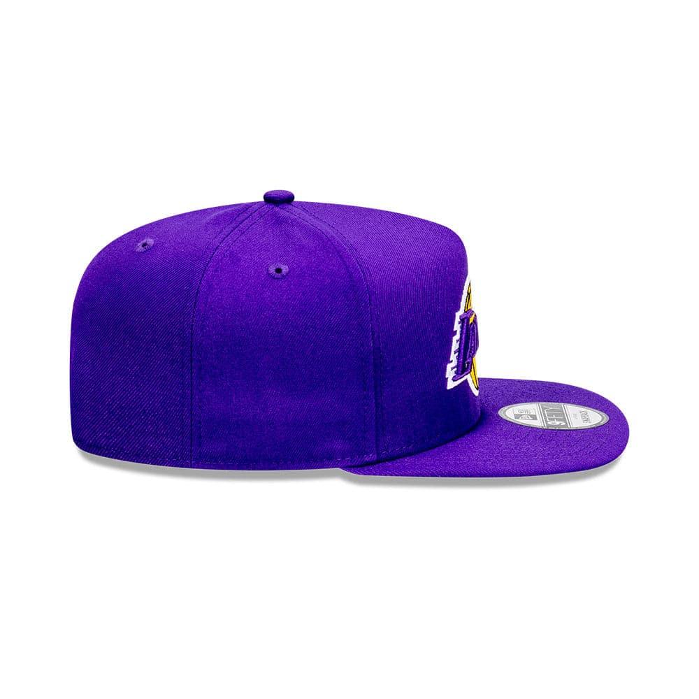 New Era Caps Los Angeles Lakers New Era NBA Team 9FIFTY A-Frame Snapback Hat - Purple