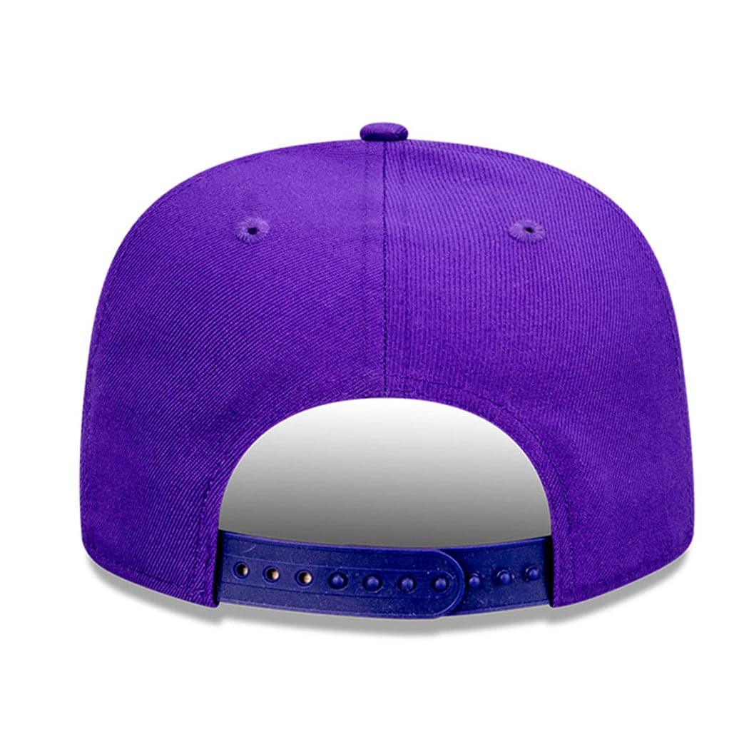 New Era Caps Los Angeles Lakers New Era NBA Team 9FIFTY A-Frame Snapback Hat - Purple