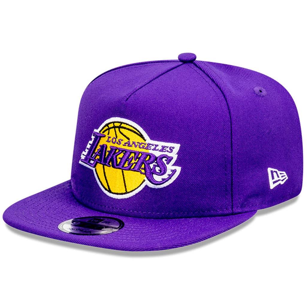 New Era Caps Los Angeles Lakers New Era NBA Team 9FIFTY A-Frame Snapback Hat - Purple