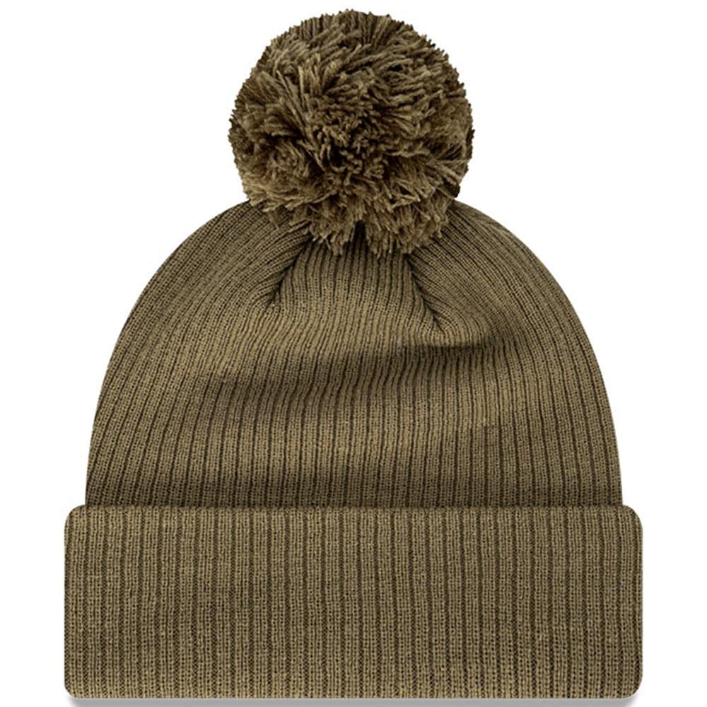 New Era Beanies Los Angeles Lakers New Era NBA Team Pom Knit Beanie - Olive