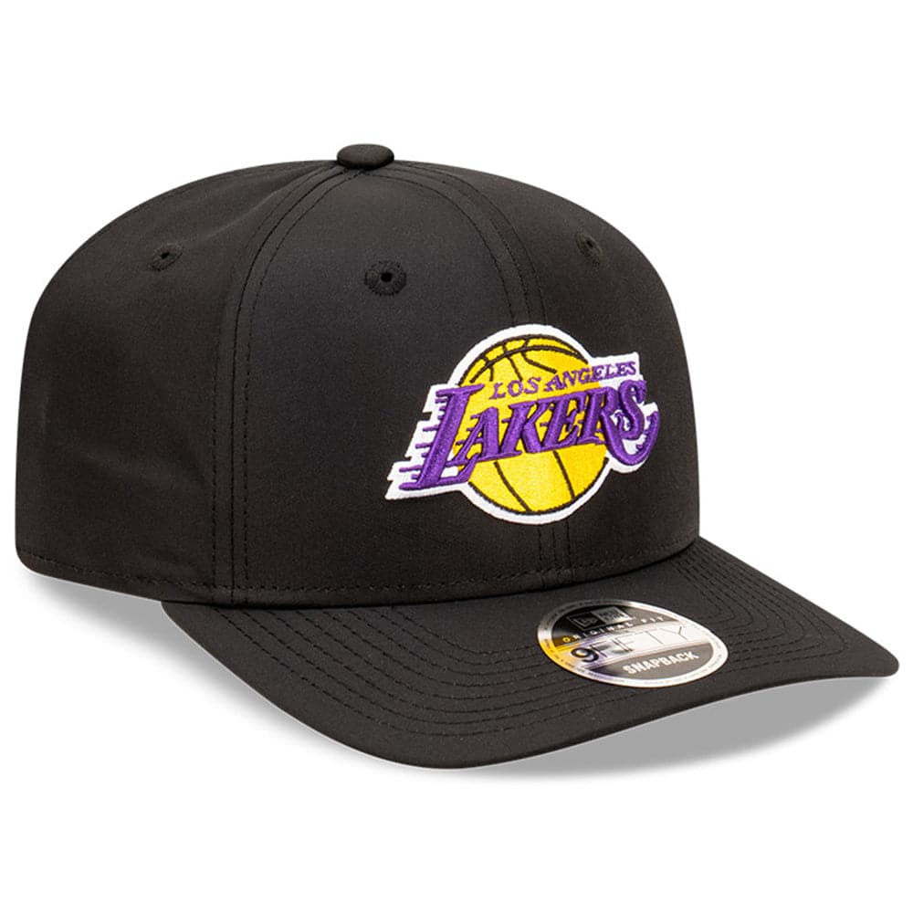 New Era Caps Adjustable M/L Los Angeles Lakers New Era NBA Team Prolite 9FIFTY OF Pre-Curved Snapback Hat - Black