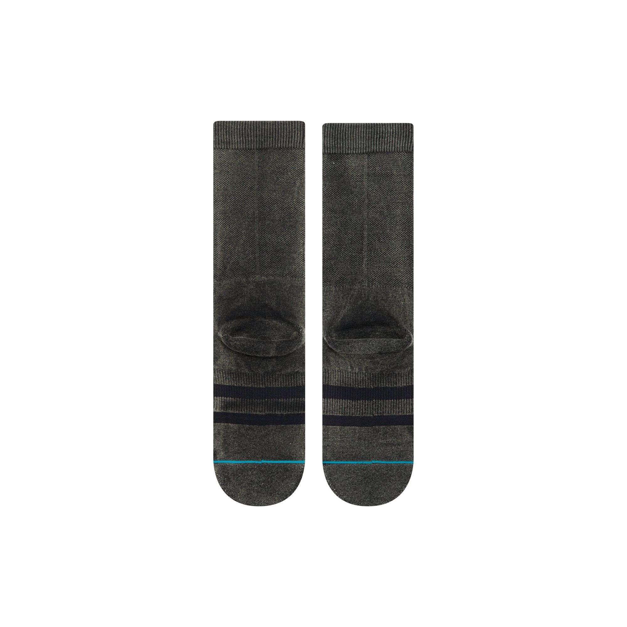 Stance Socks Los Angeles Lakers Stance NBA Blacktop Crew Socks - Black