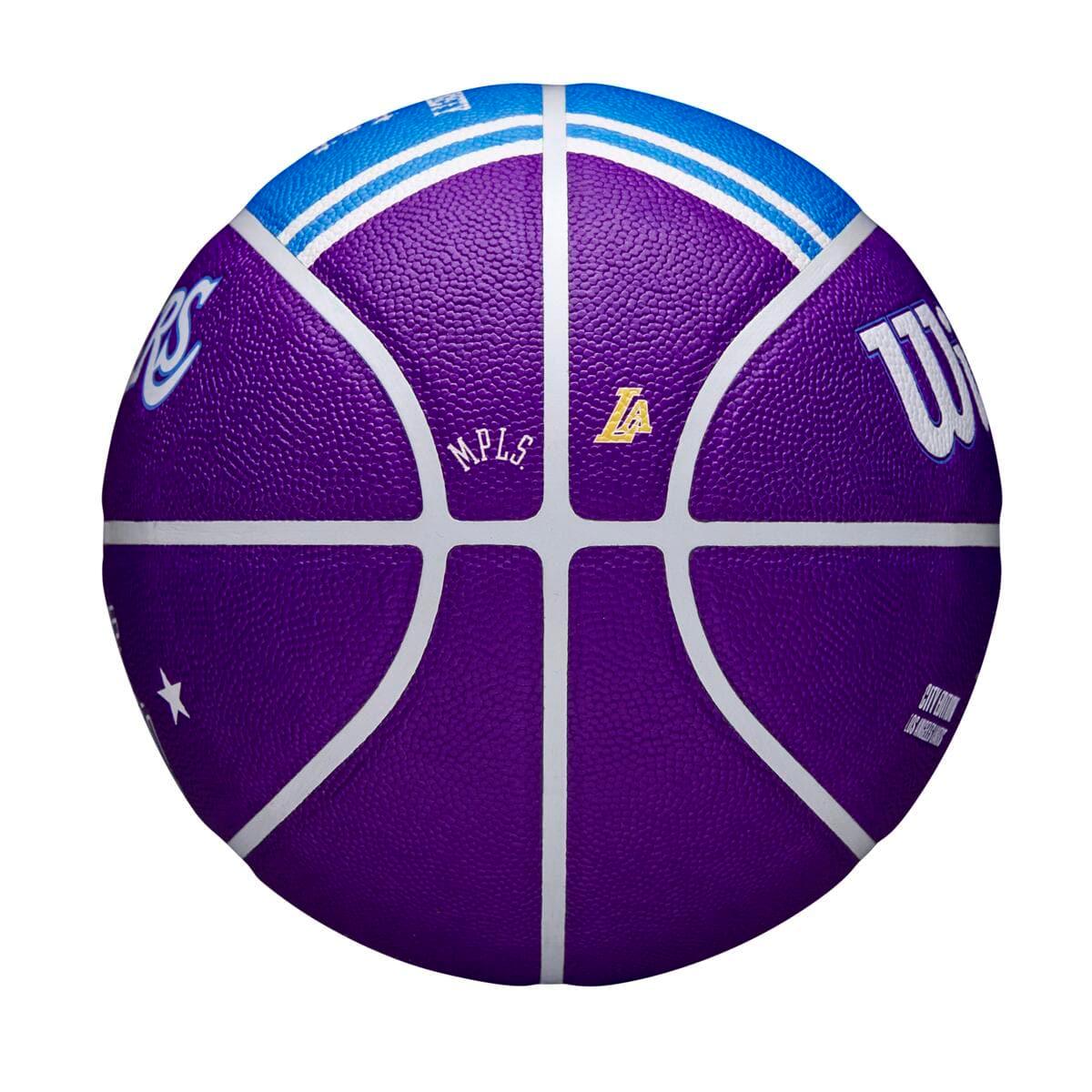Wilson Sporting Goods Balls Los Angeles Lakers Wilson NBA City Edition Collector Basketball - Size 7