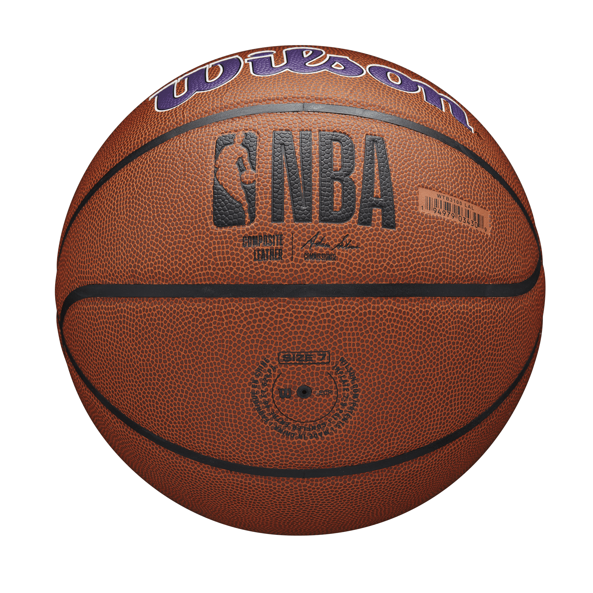 Wilson Sporting Goods Balls Los Angeles Lakers Wilson NBA Team Full Size Basketball Ball