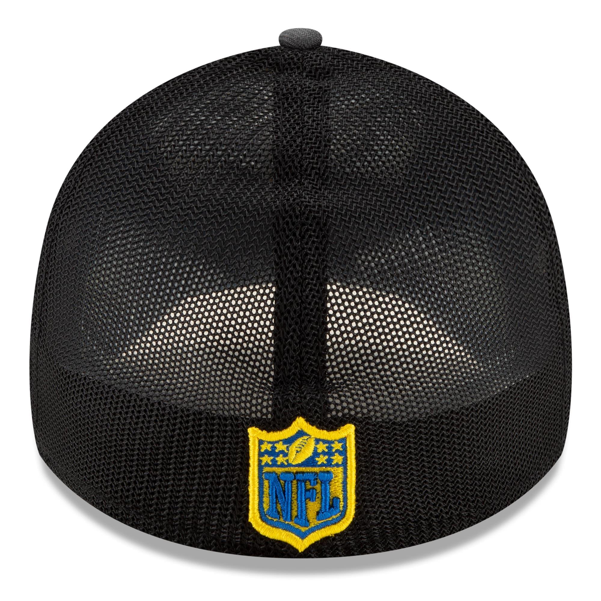 New Era Caps Los Angeles Rams New Era 2021 NFL Draft 39THIRTY Flex Fit Curve Hat - Graphite