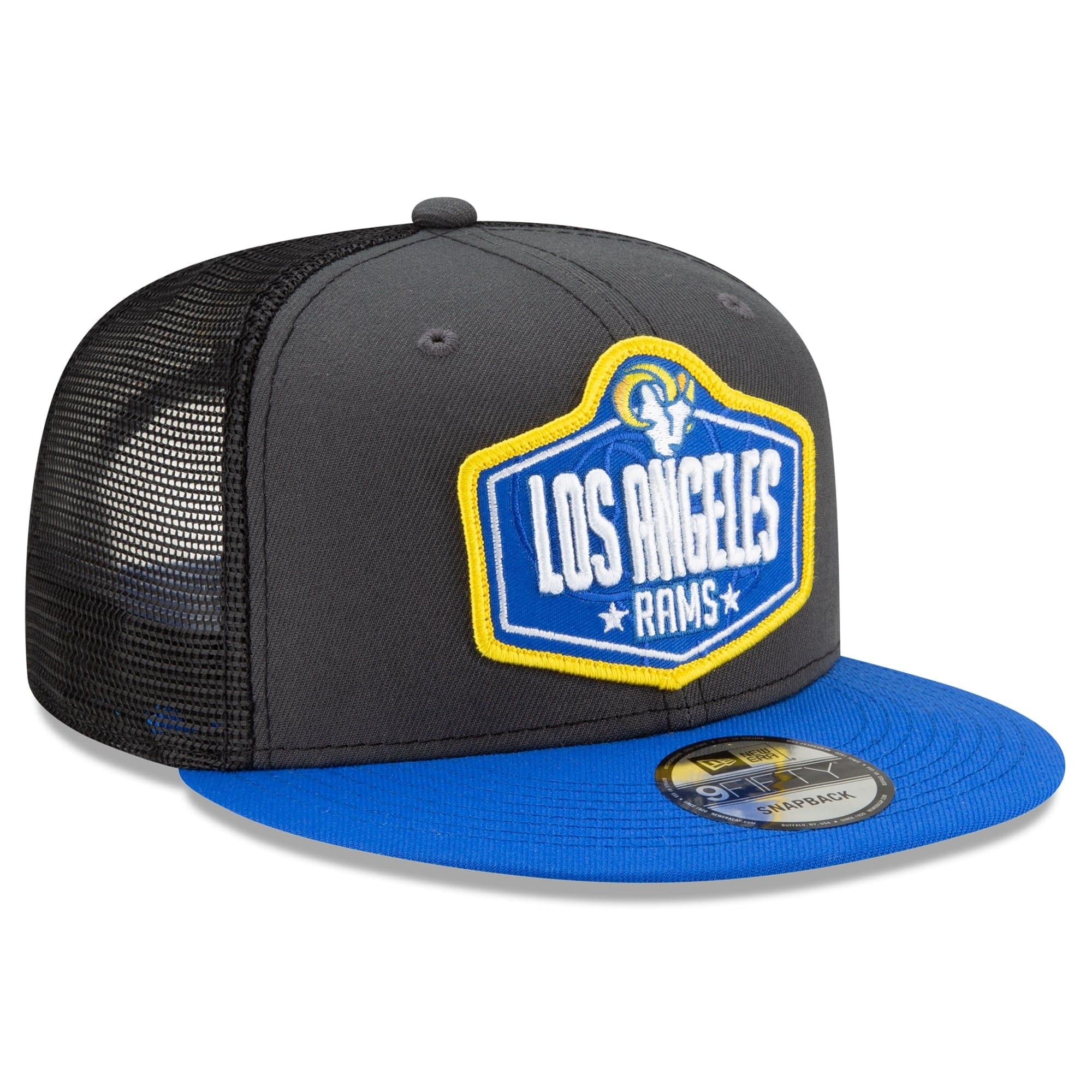 New Era Caps Los Angeles Rams New Era 2021 NFL Draft 9FIFTY Snapback Hat - Graphite