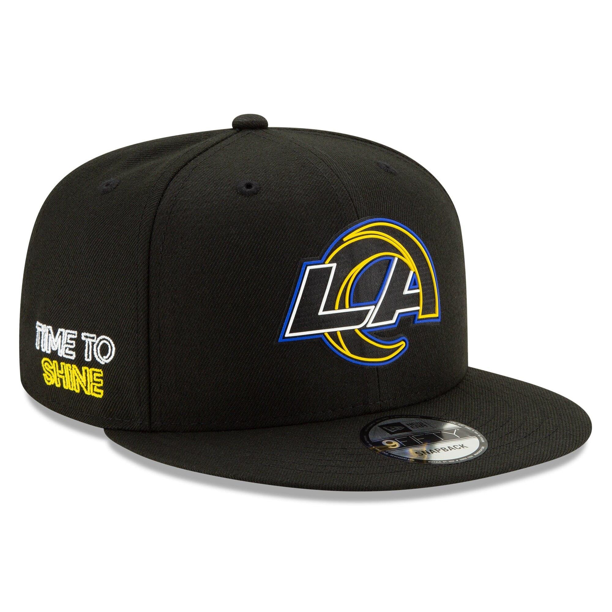 New Era Caps Los Angeles Rams New Era NFL 2020 Draft 9FIFTY Snapback Hat - Black