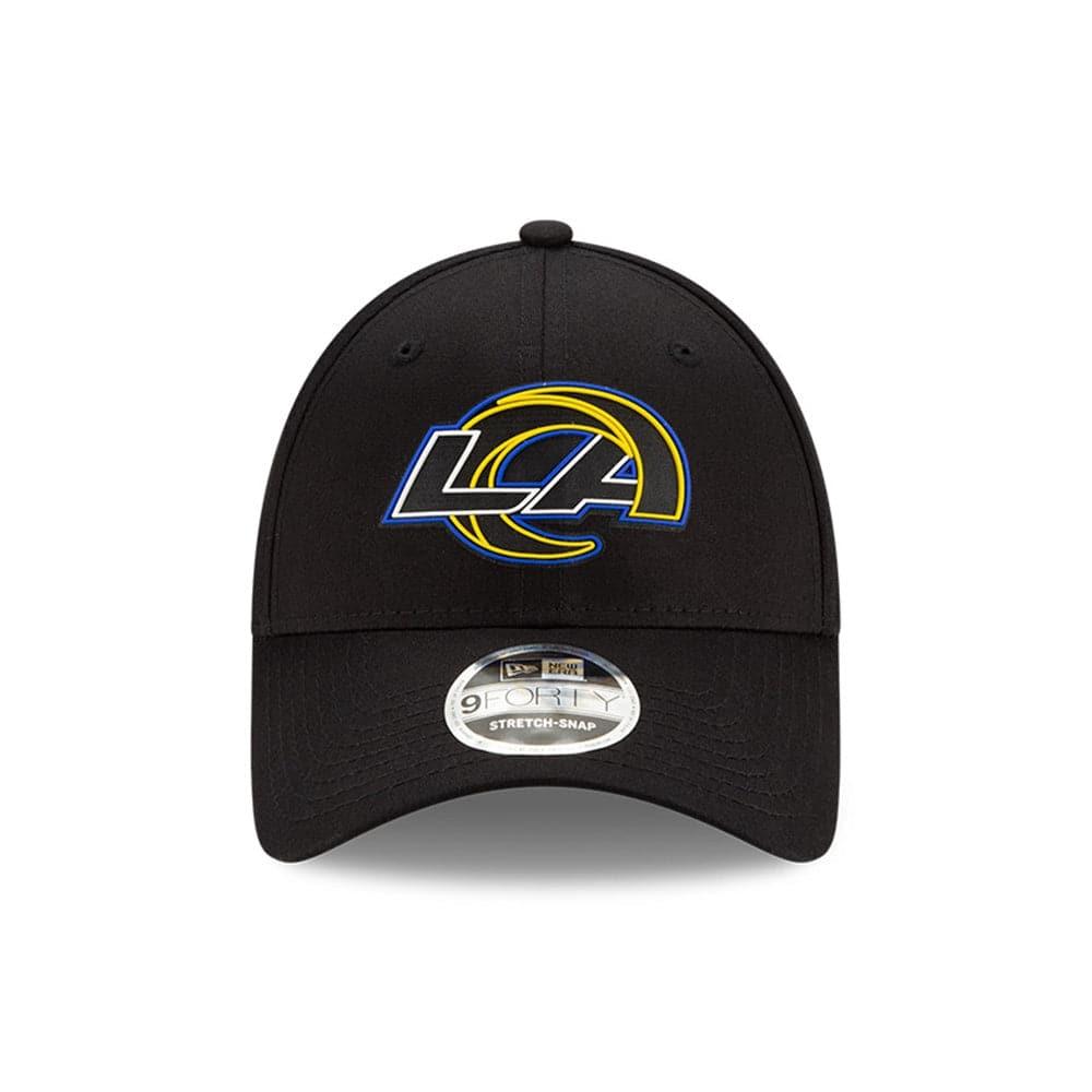 New Era Caps Los Angeles Rams New Era NFL 2020 Draft 9FORTY Stretch Snapback Curve Hat - Black
