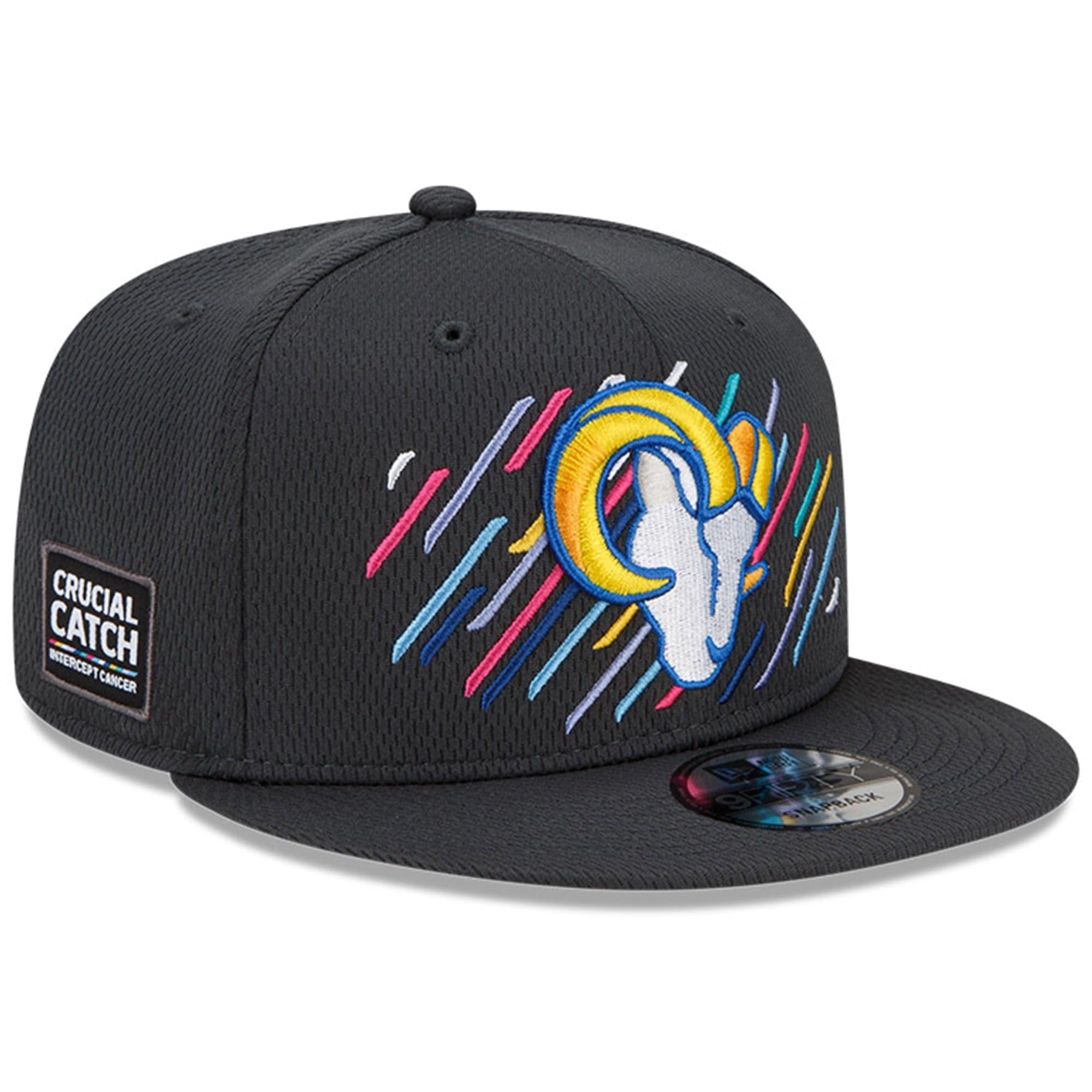 New Era Caps Los Angeles Rams New Era NFL 2021 Crucial Catch 9FIFTY Snapback Hat - Steel