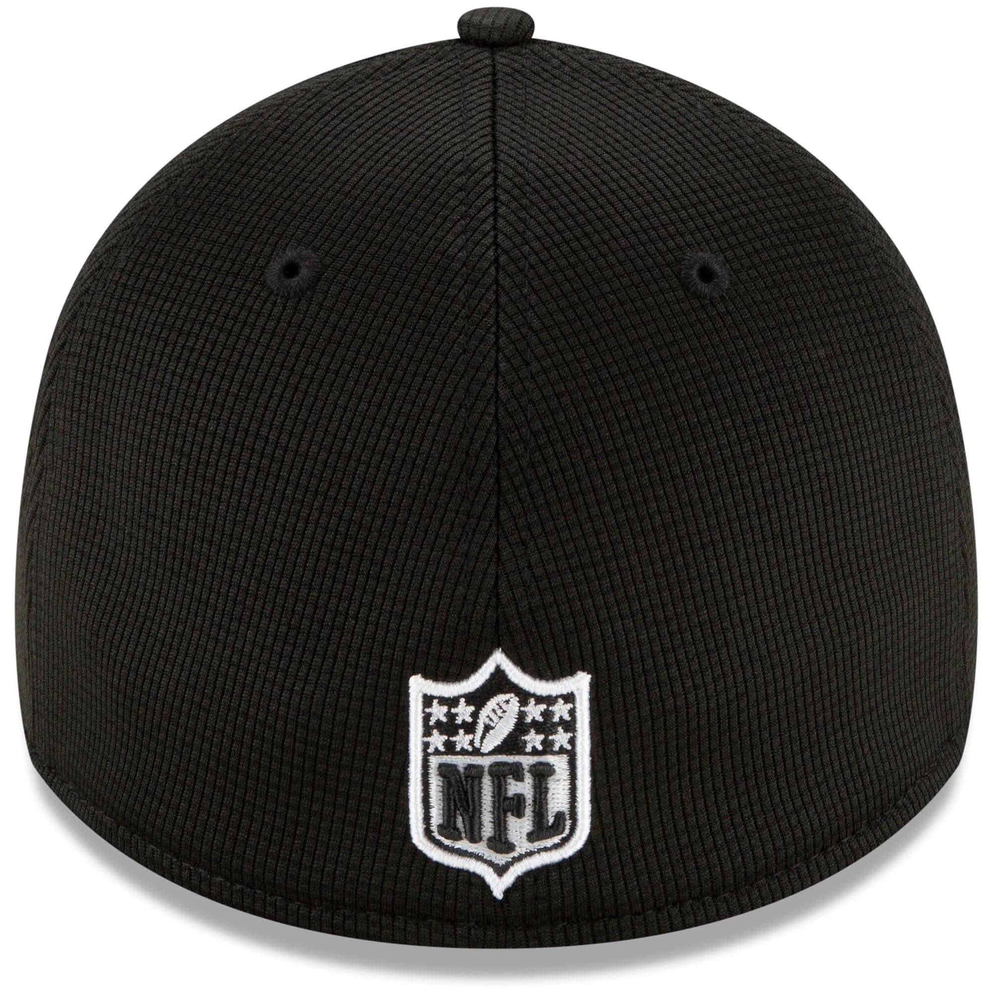 New Era Caps Los Angeles Rams New Era NFL 2021 Sideline Home 39THIRTY Flex Fit Hat - Black