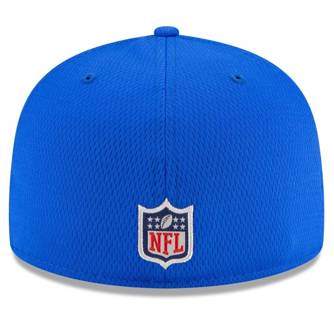 New Era Caps Los Angeles Rams New Era NFL 2021 Sideline Road 59FIFTY Fitted Hat - Blue