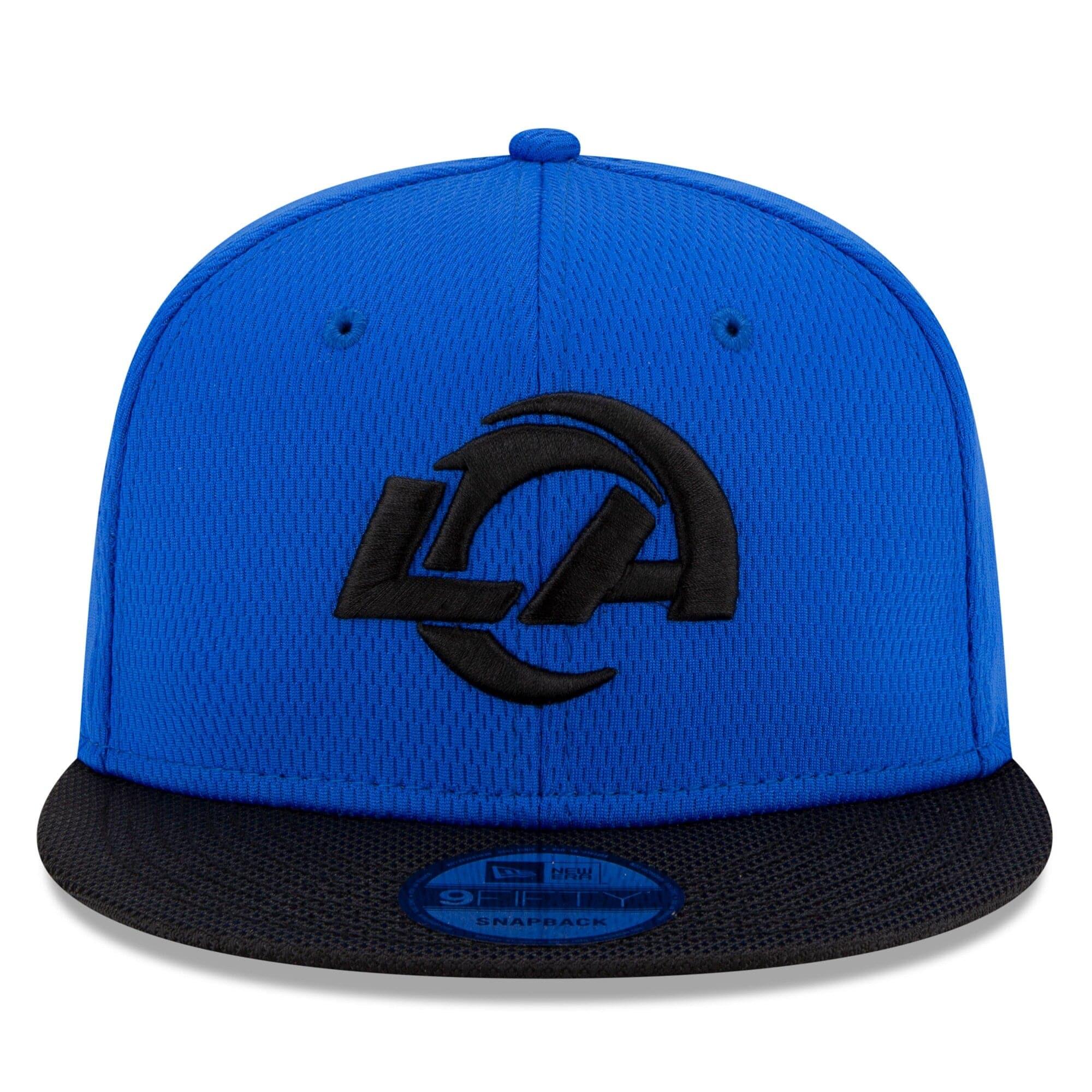 New Era Caps Los Angeles Rams New Era NFL 2021 Sideline Road 9FIFTY Snapback Hat - Black
