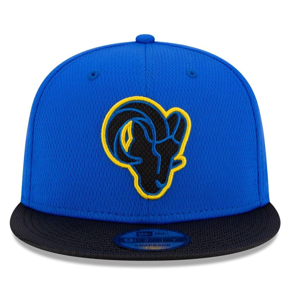 New Era Caps Los Angeles Rams New Era NFL 2021 Sideline Road ALT 9FIFTY Snapback Hat - Black