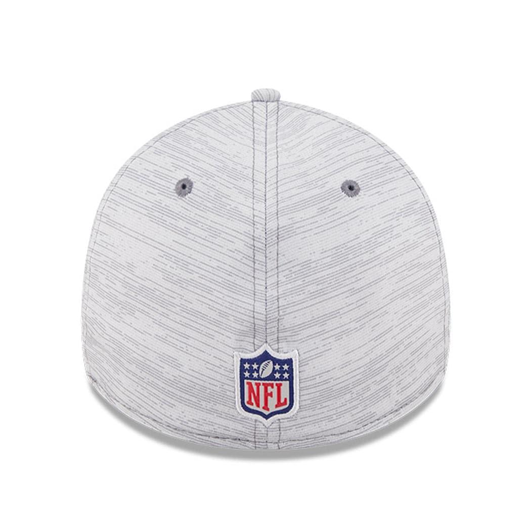 New Era Caps Los Angeles Rams New Era NFL 22 Training Camp Coach 39THIRTY Stretch Fit Hat - Grey