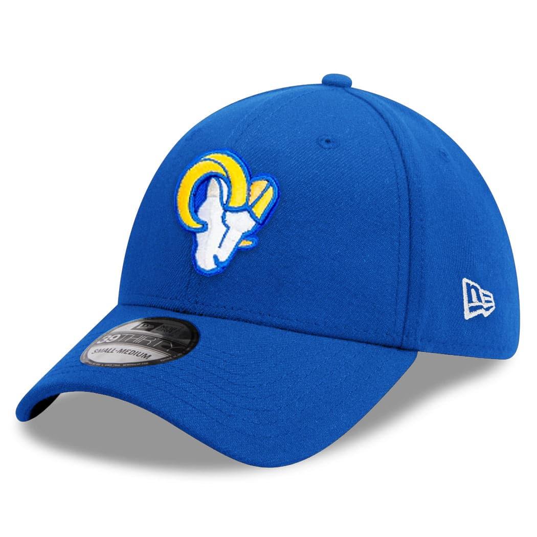 New Era Caps Los Angeles Rams New Era NFL Alt 39THIRTY Flex Fit Curve Hat - Blue