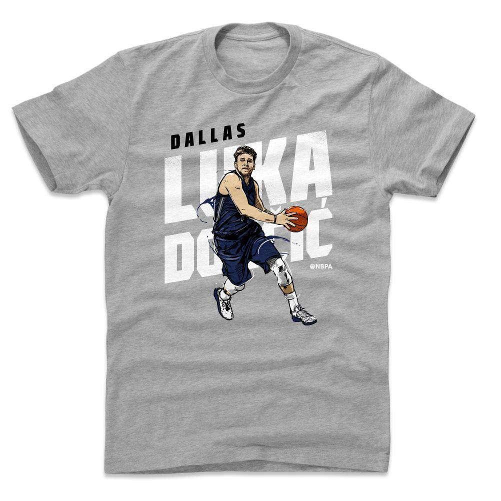 500 Level T-Shirts Luka Doncic Dallas Mavericks 500 Level NBA Drive T-Shirt - Grey