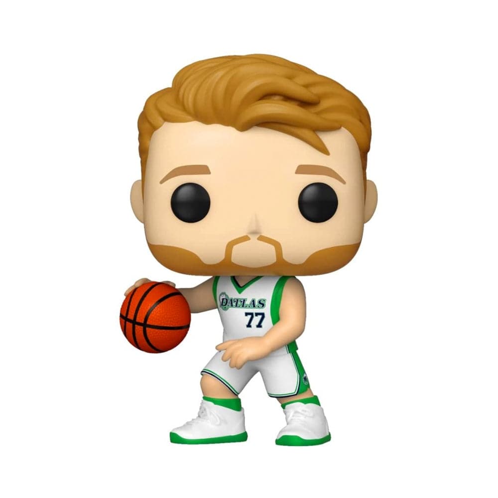 Funko Figures Luka Doncic Dallas Mavericks Funko NBA 21-22 City Edition Pop Figure - White
