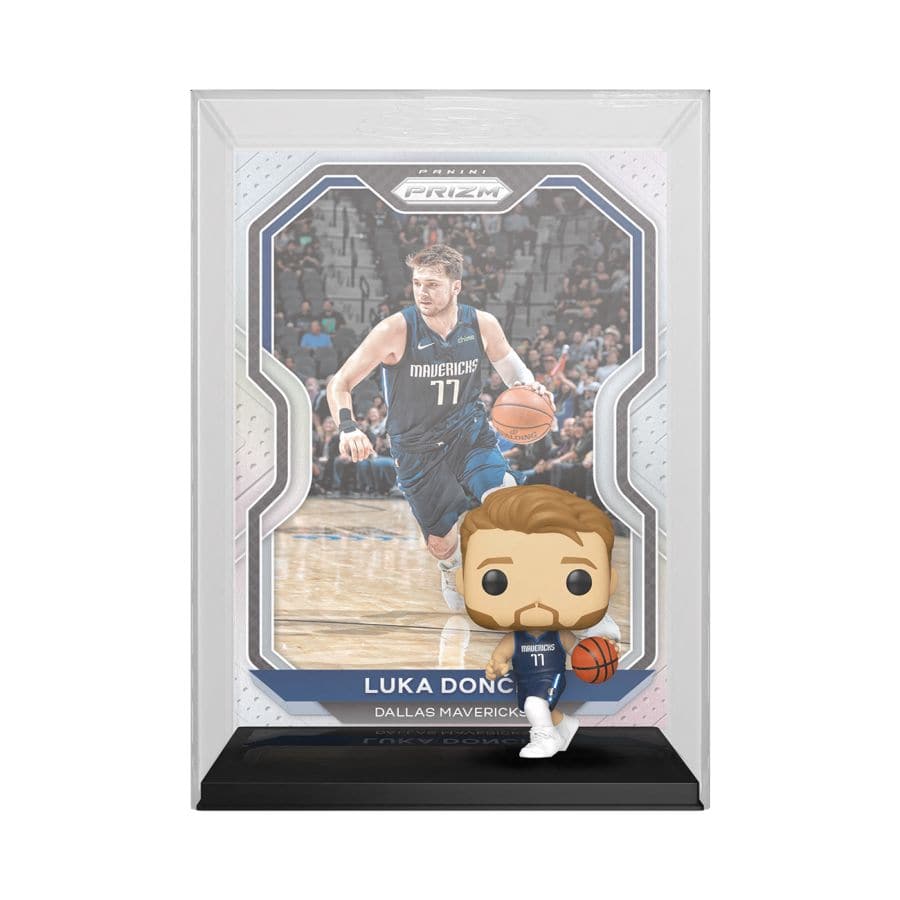 Funko Figures Luka Doncic Dallas Mavericks Funko NBA Prizm Trading Card Figure - Navy