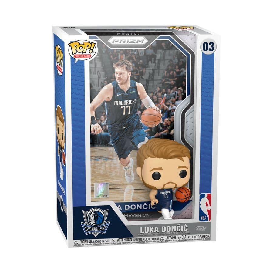 Funko Figures Luka Doncic Dallas Mavericks Funko NBA Prizm Trading Card Figure - Navy
