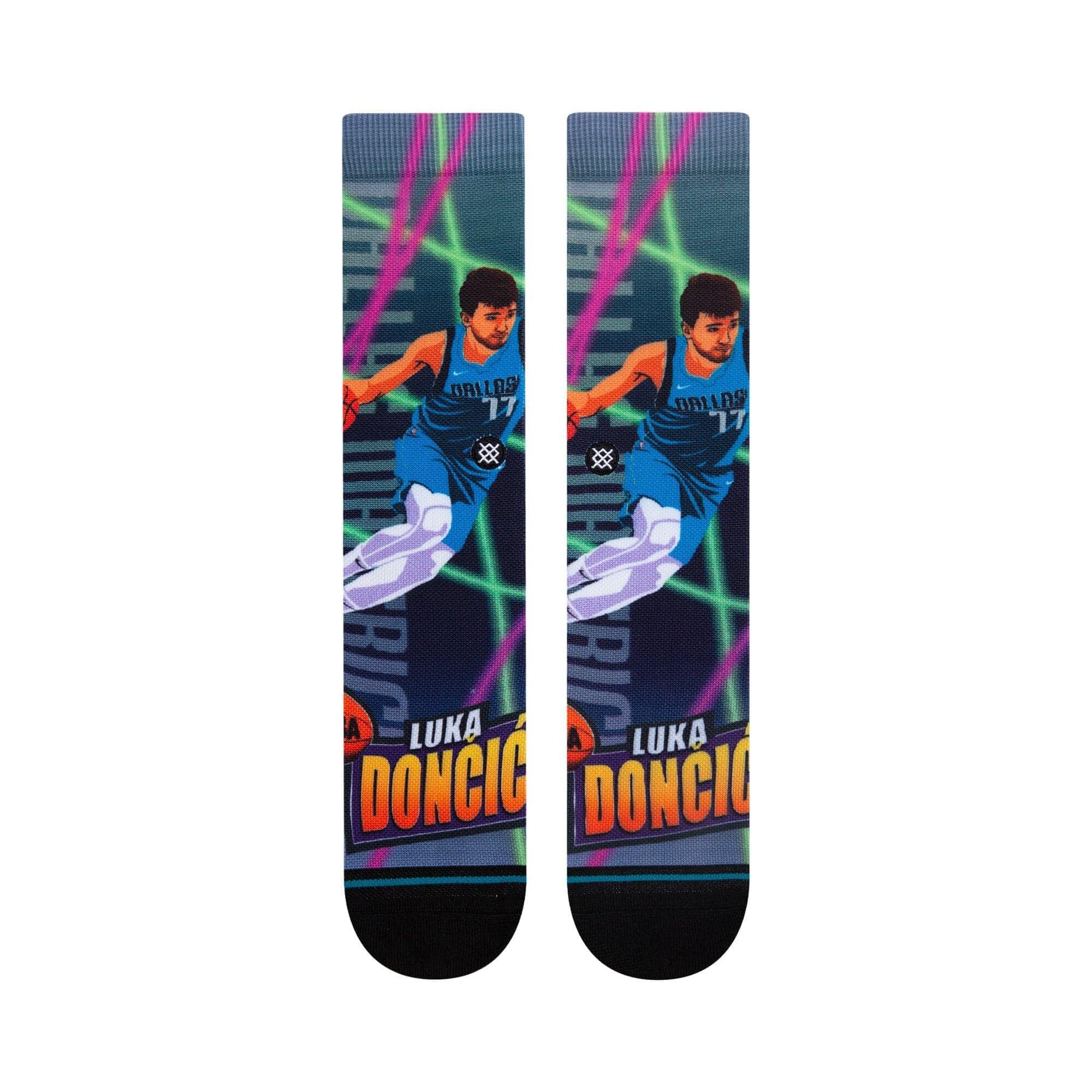 Stance Socks Luka Doncic Dallas Mavericks Stance NBA Fast Break Player Crew Socks