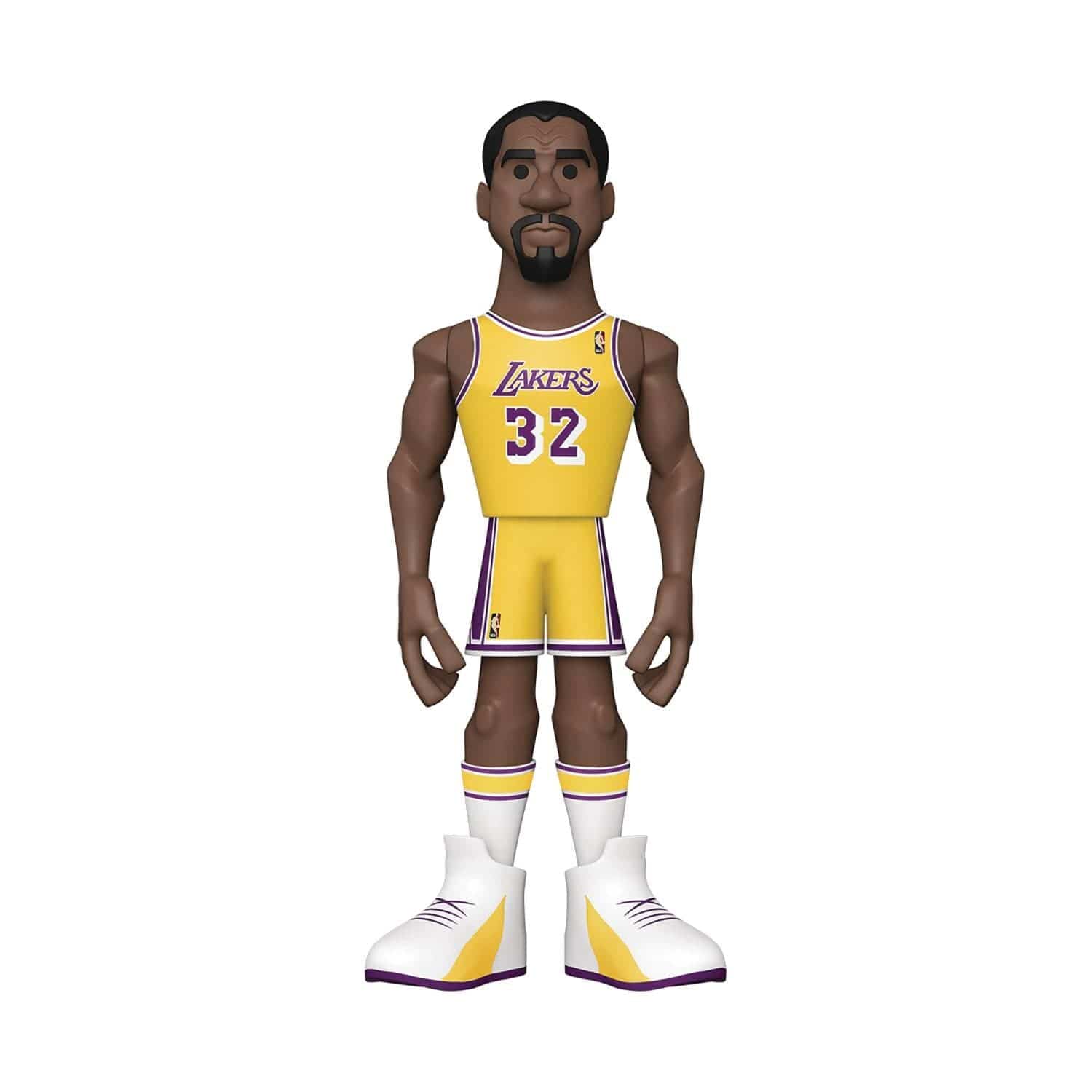 Funko Figures Magic Johnson Los Angeles Lakers Funko NBA 5" Vinyl Gold Figure - Gold