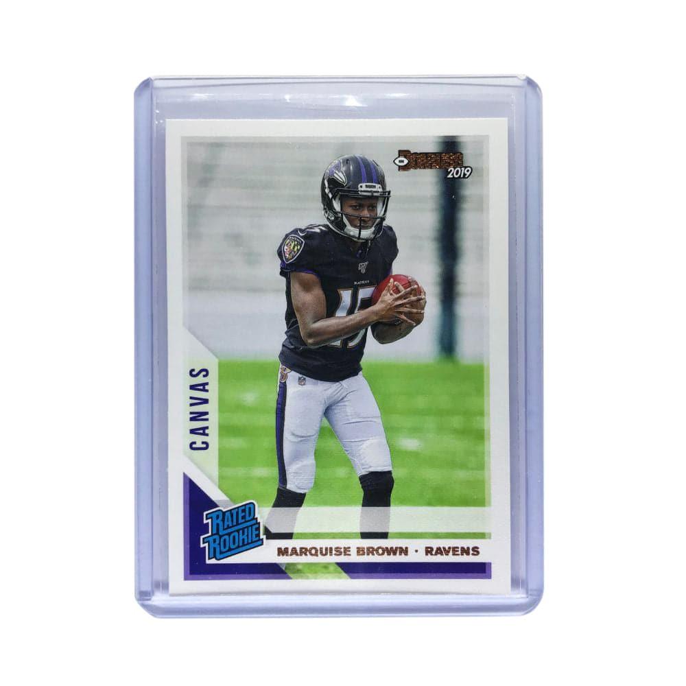 Panini Cards Marquise Brown Baltimore Ravens 2019 Donruss NFL Canvas Rated Rookie Card