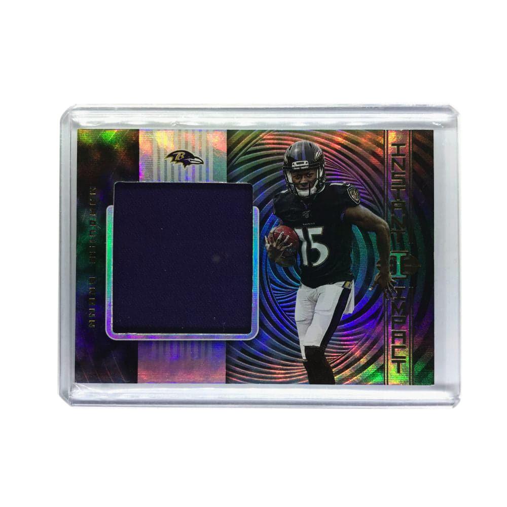 Panini Cards Marquise Brown Baltimore Ravens 2019 Panini Illusions NFL Instant Impact Patch Card